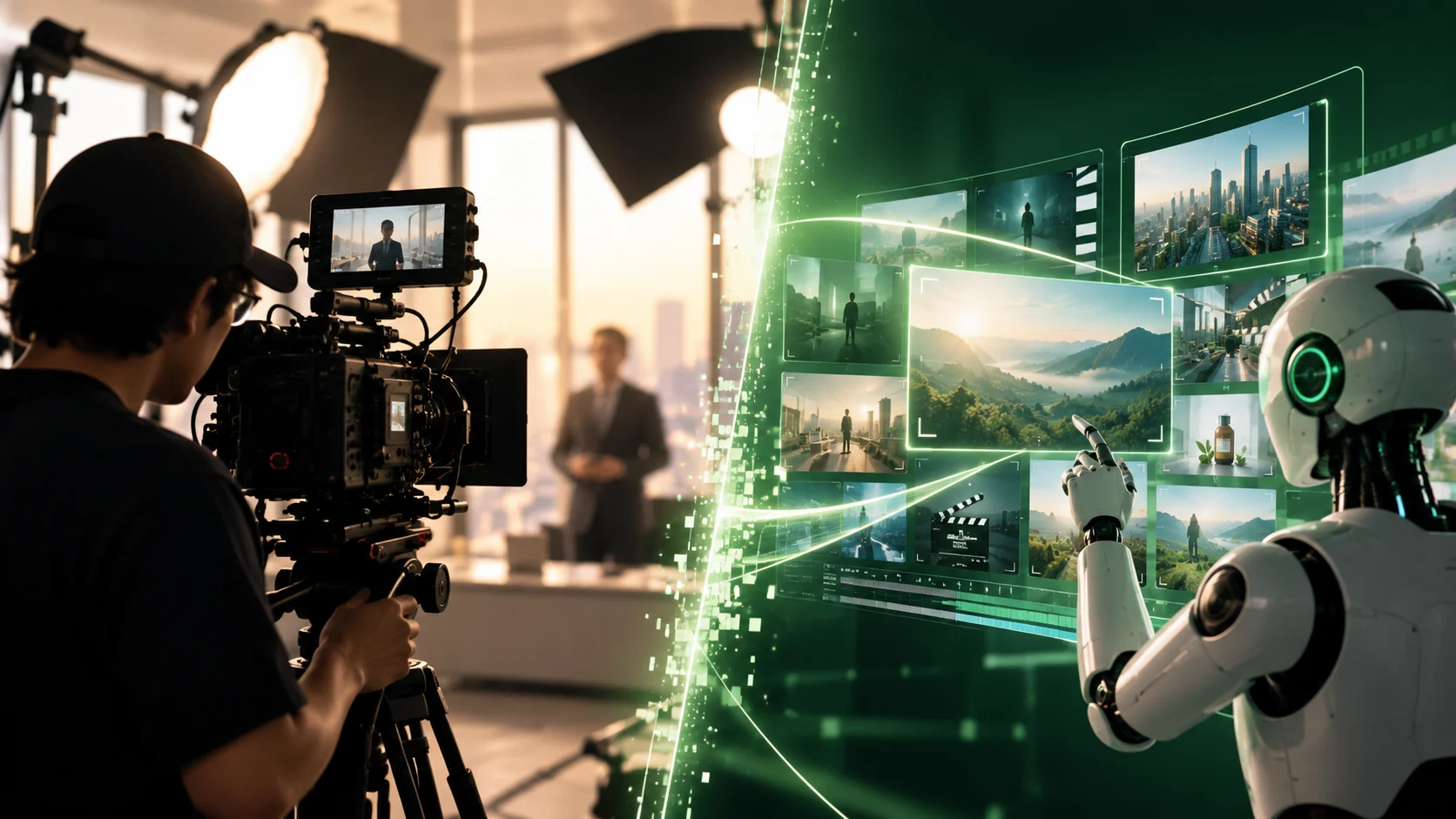 Cover image for Should Your Corporate Video Be Shot by a Human or Made with AI?